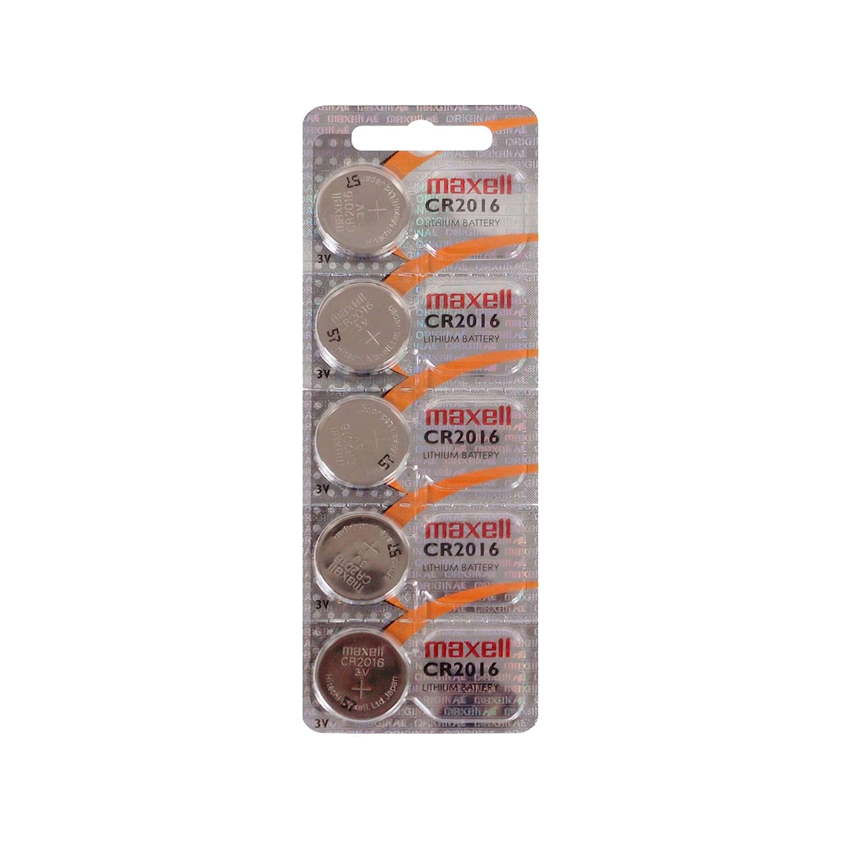 MAXELL 5 PILAS BOTON CR2016 3V