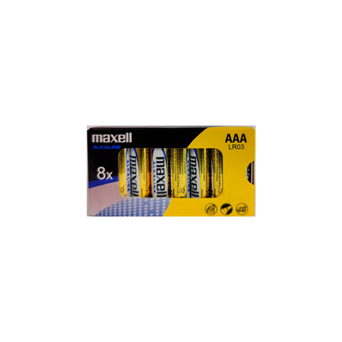 MAXELL 8 PILAS LR03 AAA 1.5V