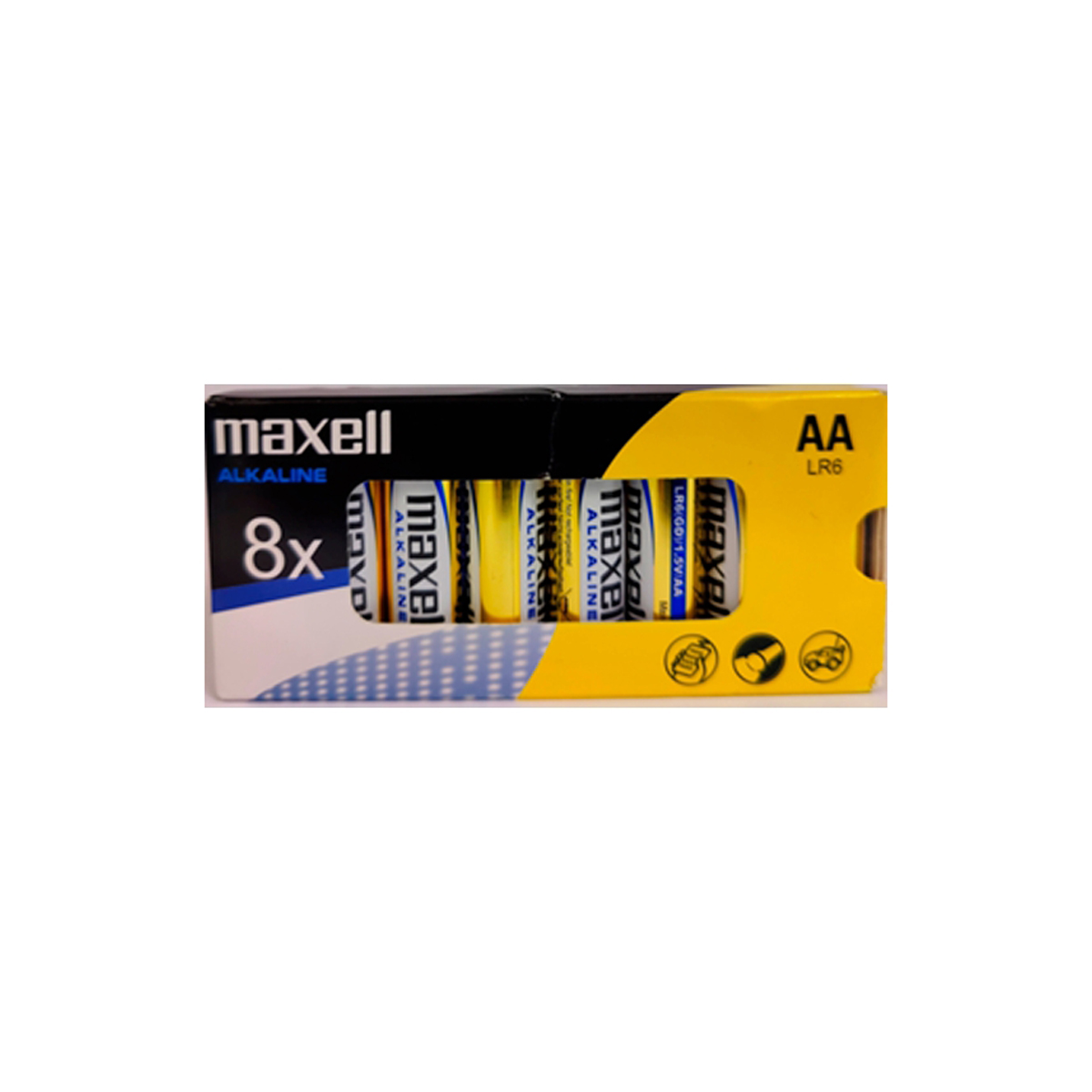 MAXELL 8 PILAS LR06 AA 1.5V