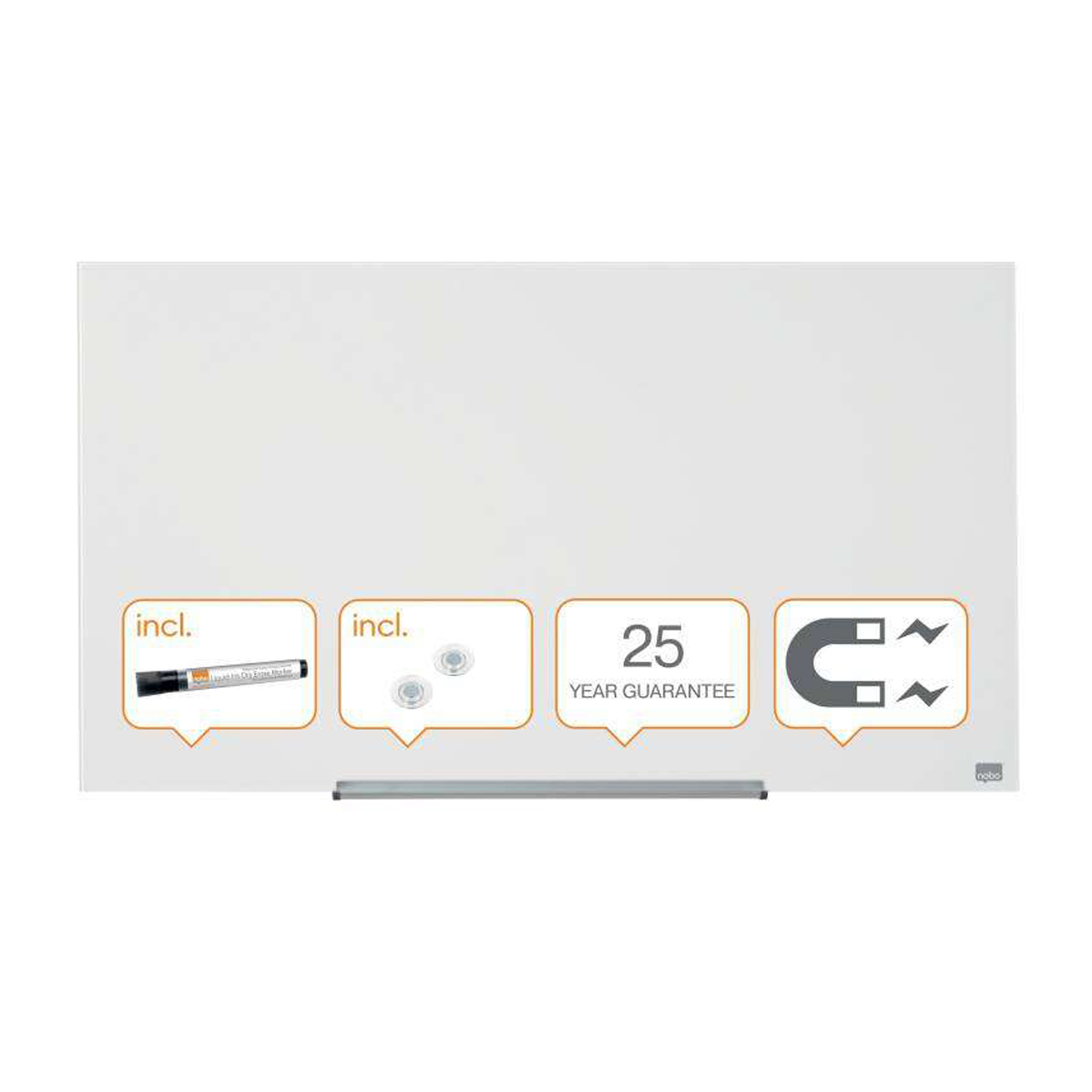 NOBO PIZARRA CRISTAL 1000X560