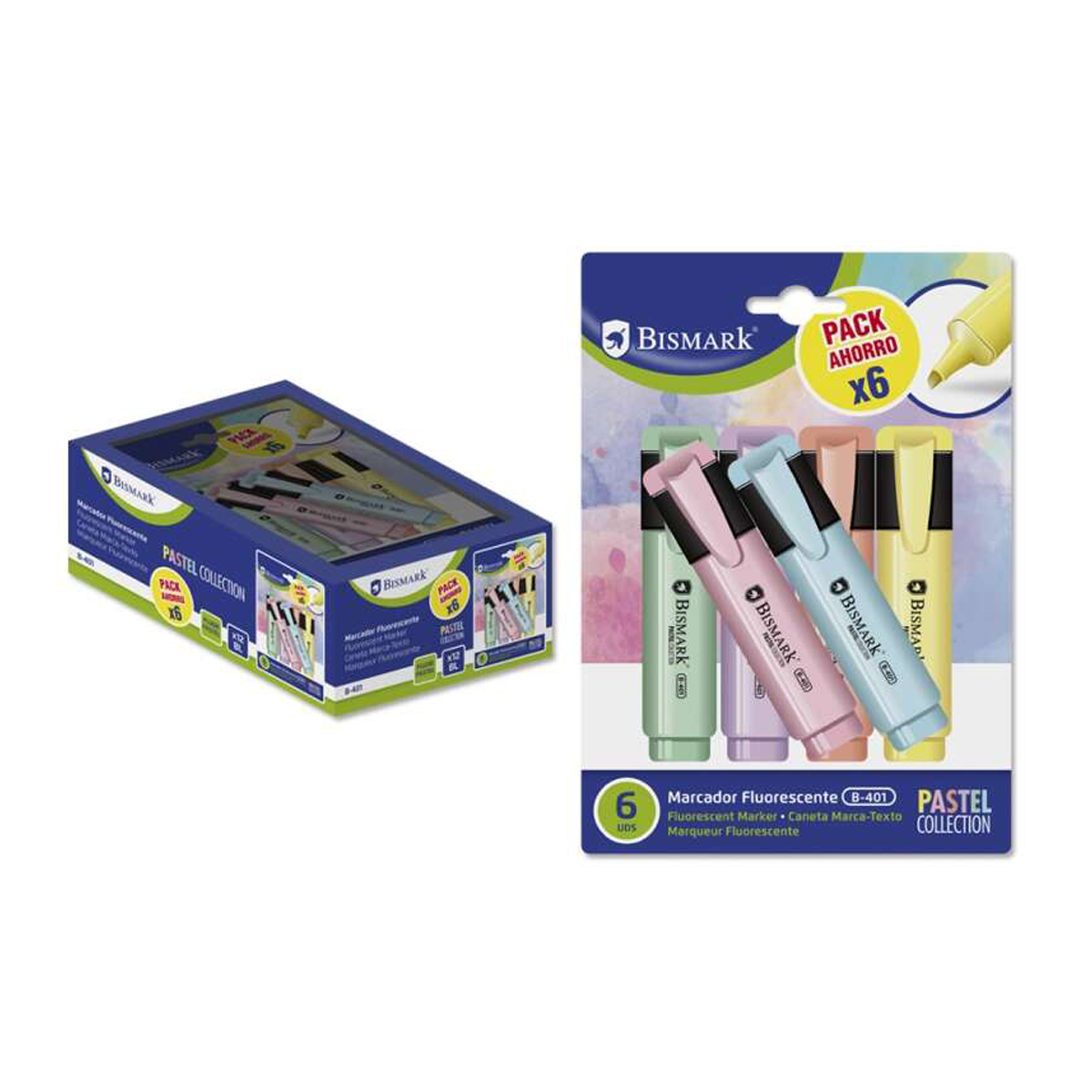 BISMARK ROTU FLUORES PASTEL 6U