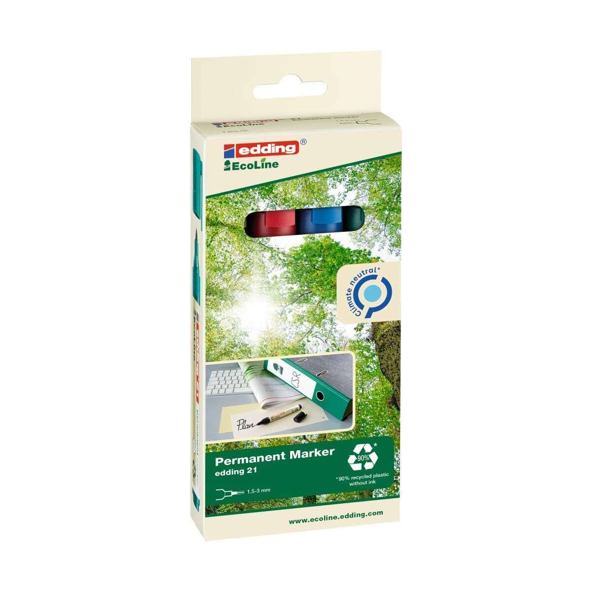 EDDING  21 PERMANEN 1.5-3MM 4U