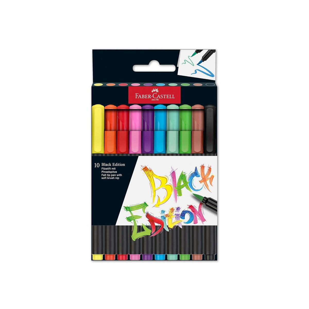 FABER PUNTA PINCEL COLORES 10U