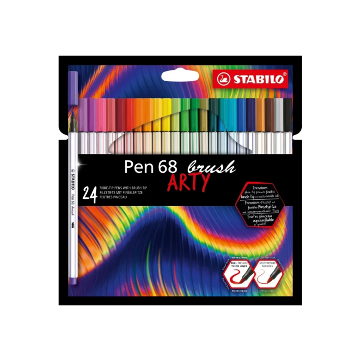 STABILO 68 ROTU P. PINCEL 24U