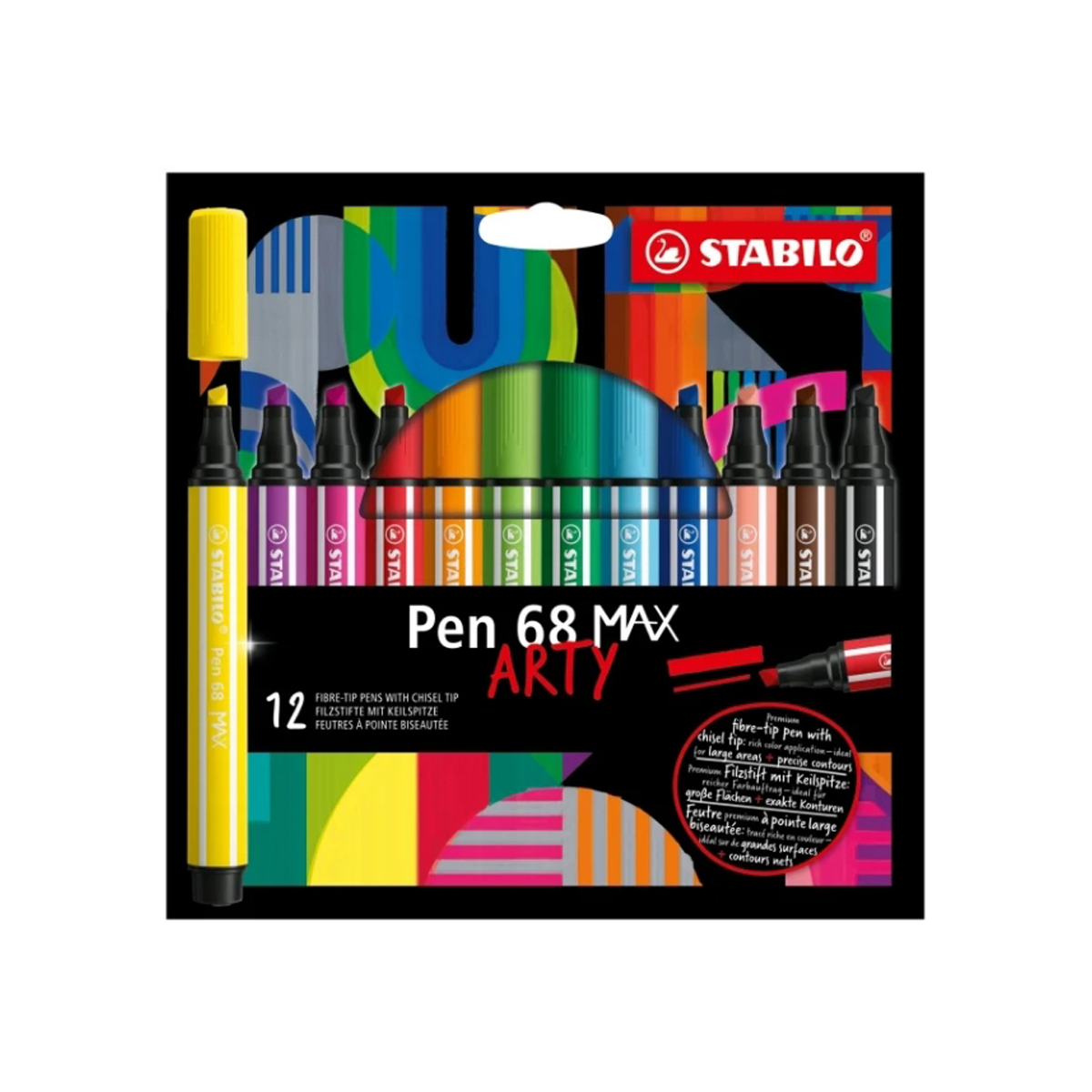 STABILO 68 ROTU 1-5MM SURT 12U
