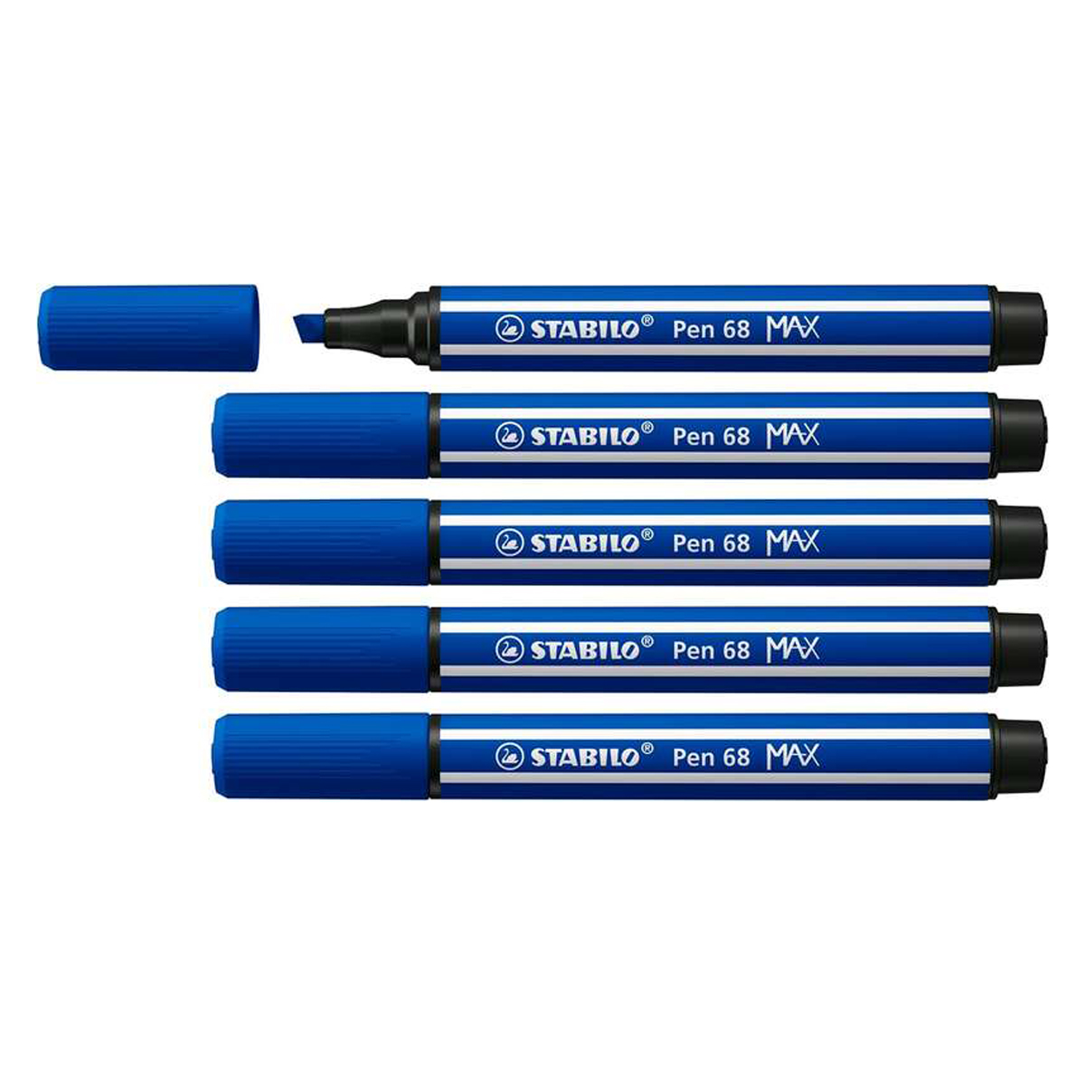 STABILO 68 ROTU 1-5MM AZUL 5U