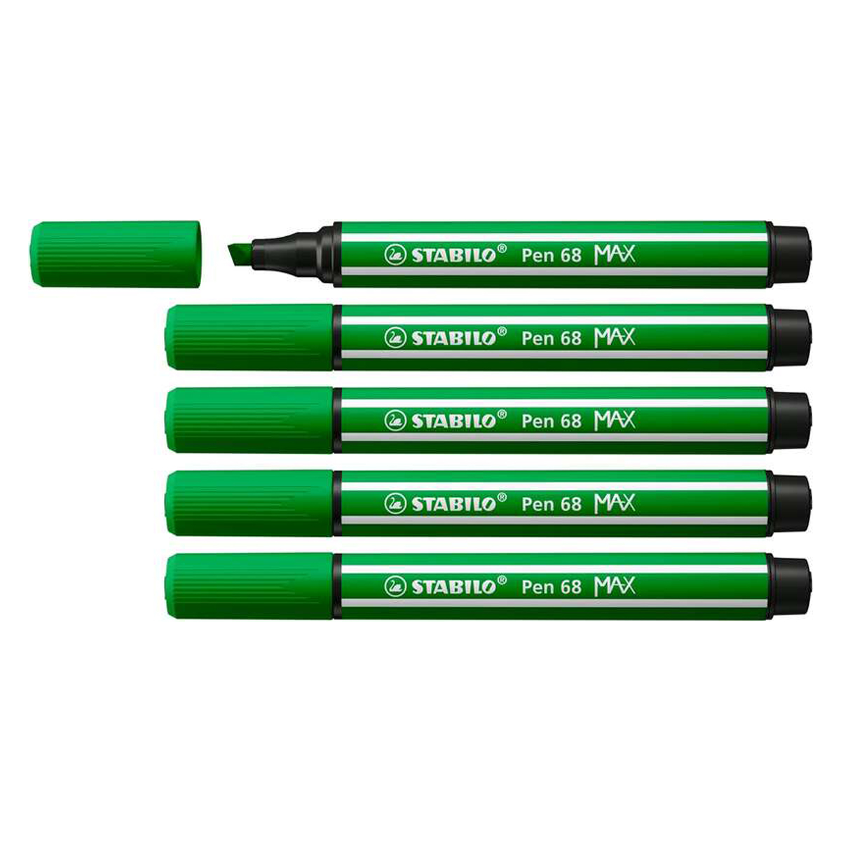 STABILO 68 ROTU 1-5MM VERDE 5U