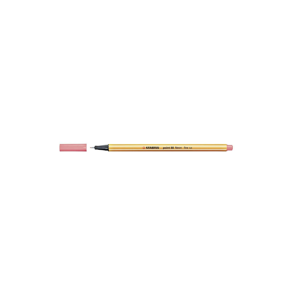 STABILO 88 P.FINA 0.4 ROJO 10U