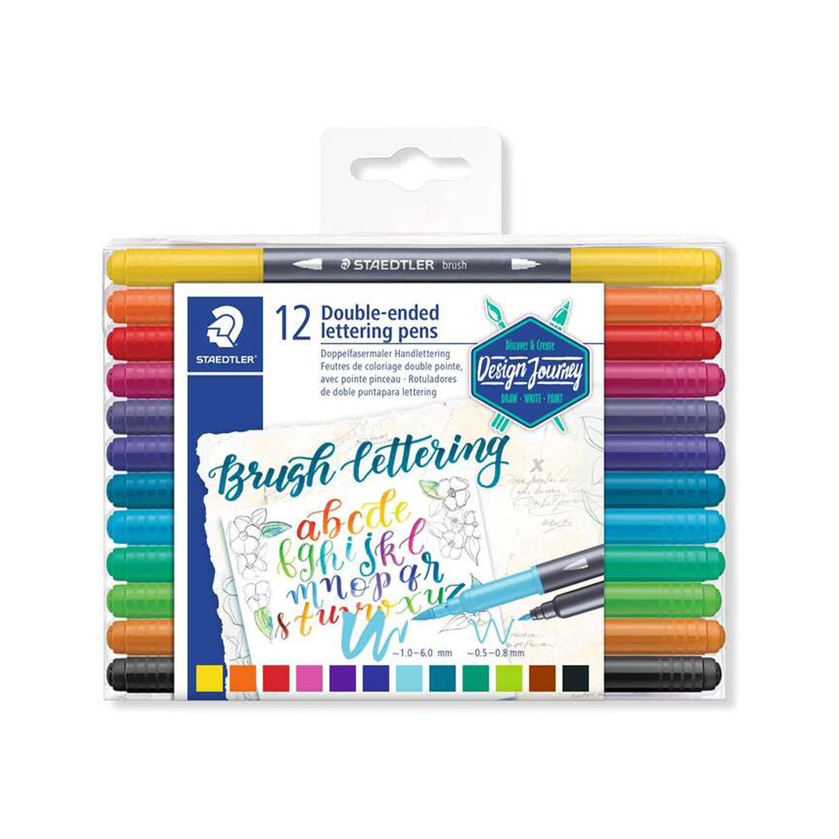 STAEDTLER 3004 DOBLE PUNTA 12U