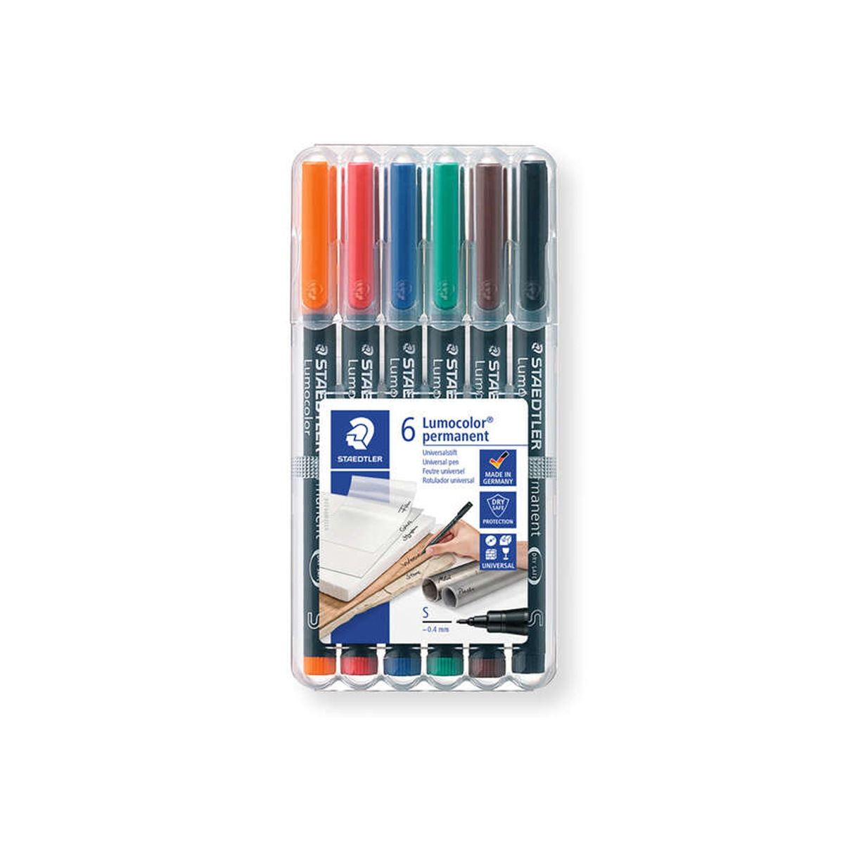 STAEDTLER 317 PERMANENT 1MM 6U