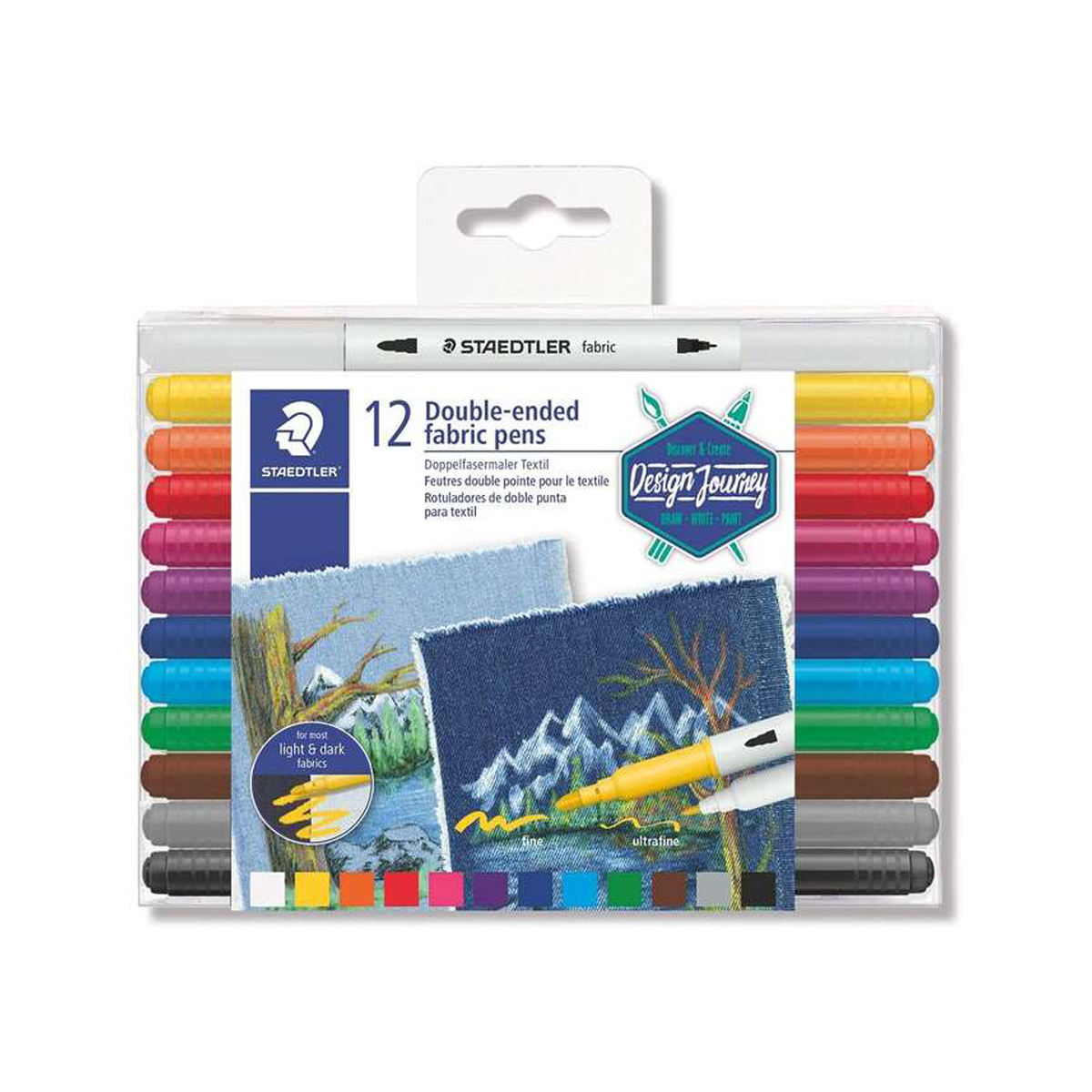 STAEDTLER 3190 ROTU TEXTIL 12U