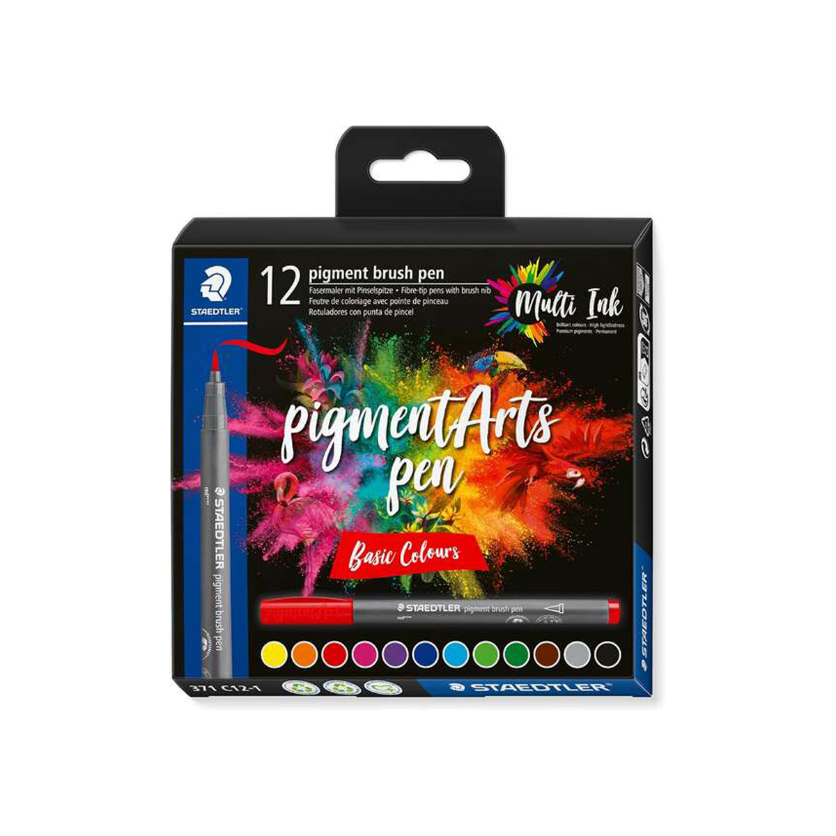 STAEDTLER 371 PUNTA PINCEL 12U