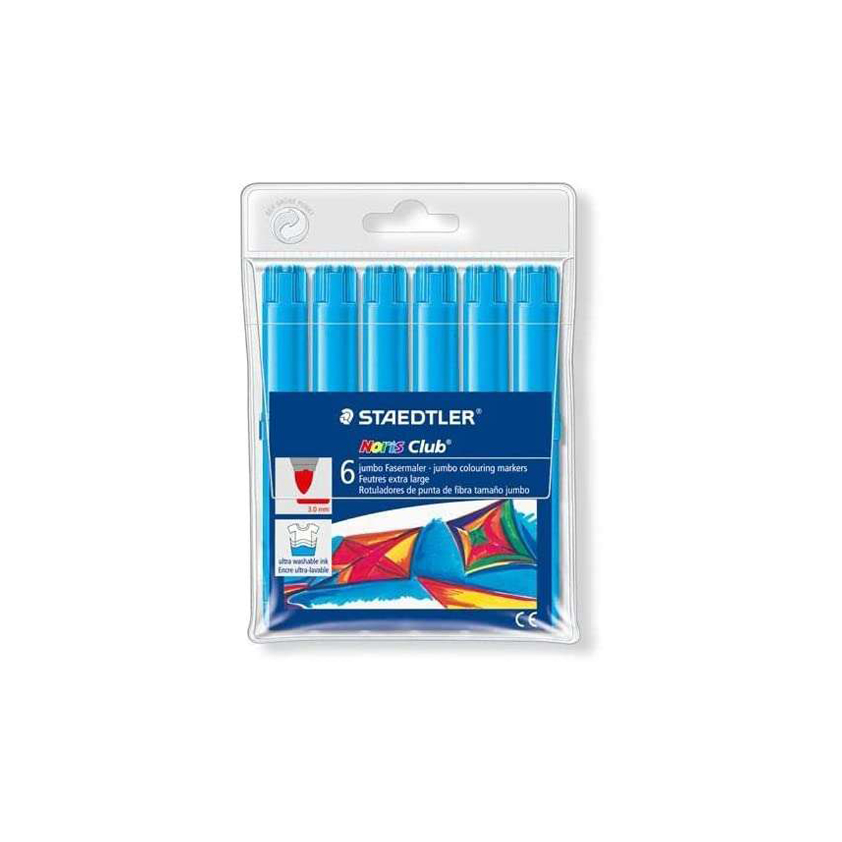 STAEDTLER 340 ROTU 3MM AZUL 6U