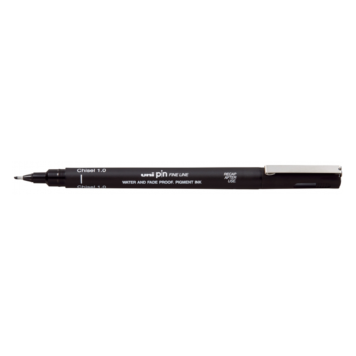 UNI-BALL P.CHISEL 1MM NEGR 12U