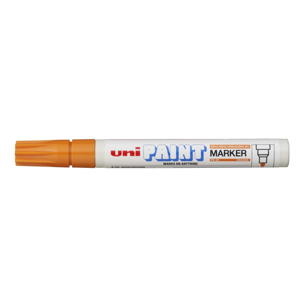 UNI-BALL M. PINTURA NARANJ 12U