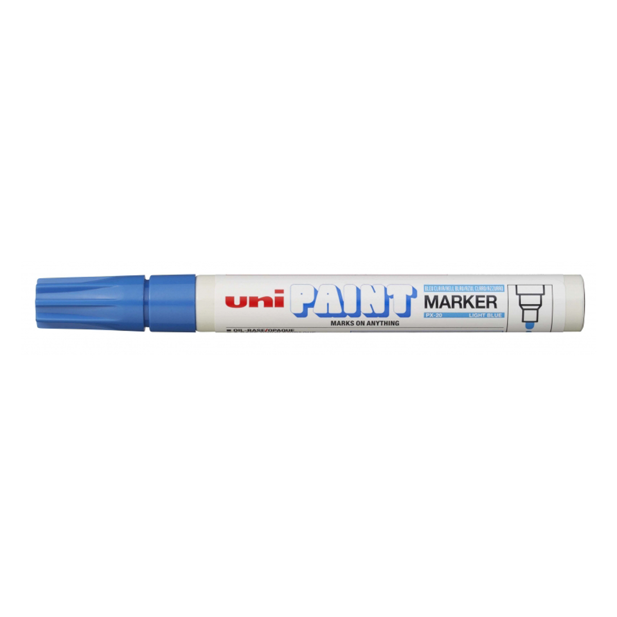 UNI-BALL M.PINTURA AZU CLA 12U