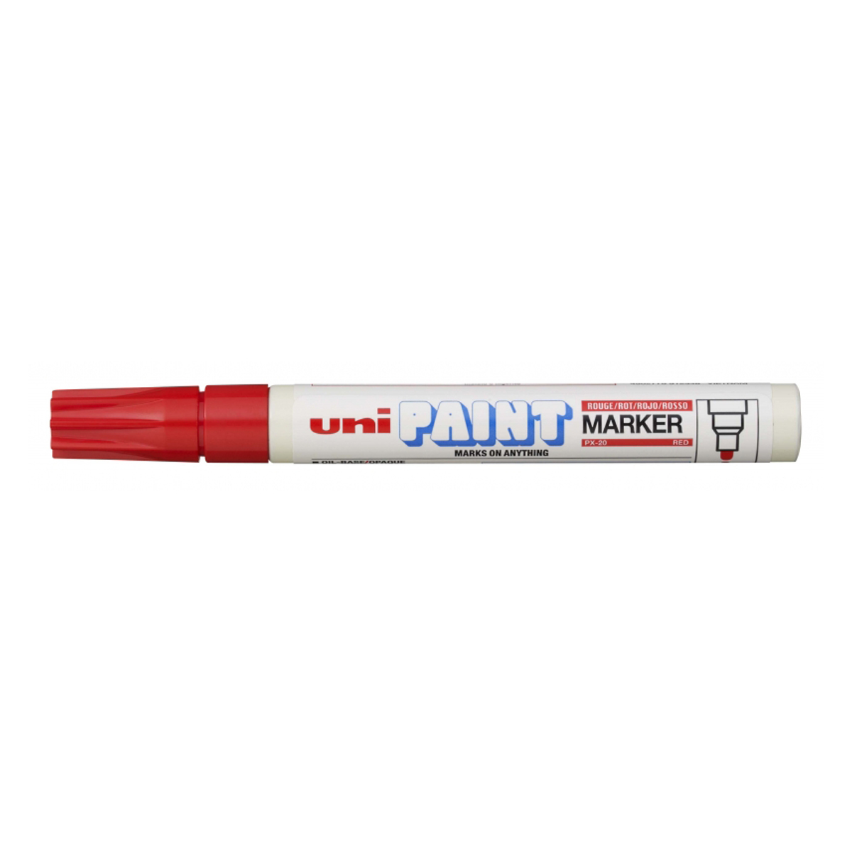 UNI-BALL M. PINTURA ROJO 12U