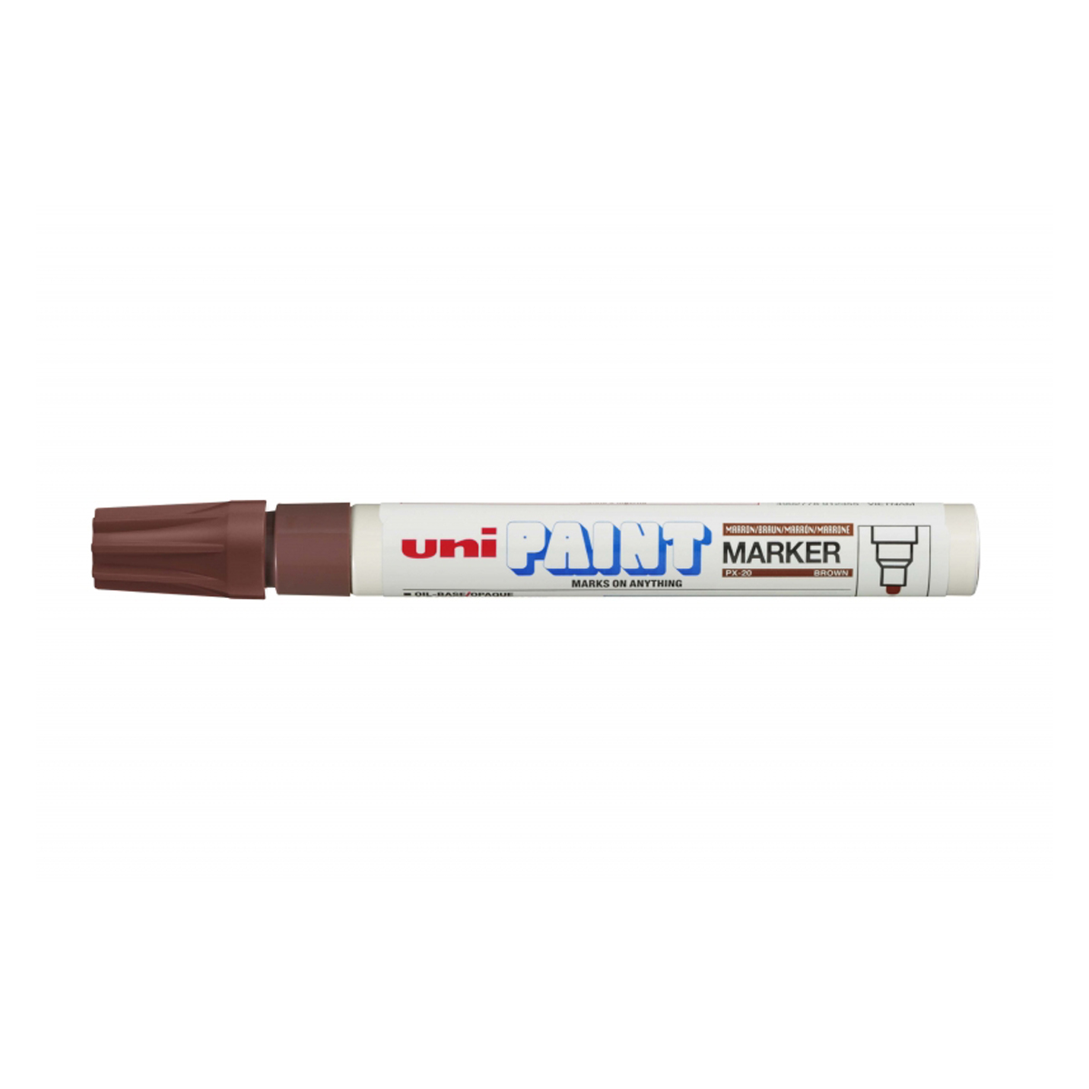 UNI-BALL M. PINTURA MARRON 12U