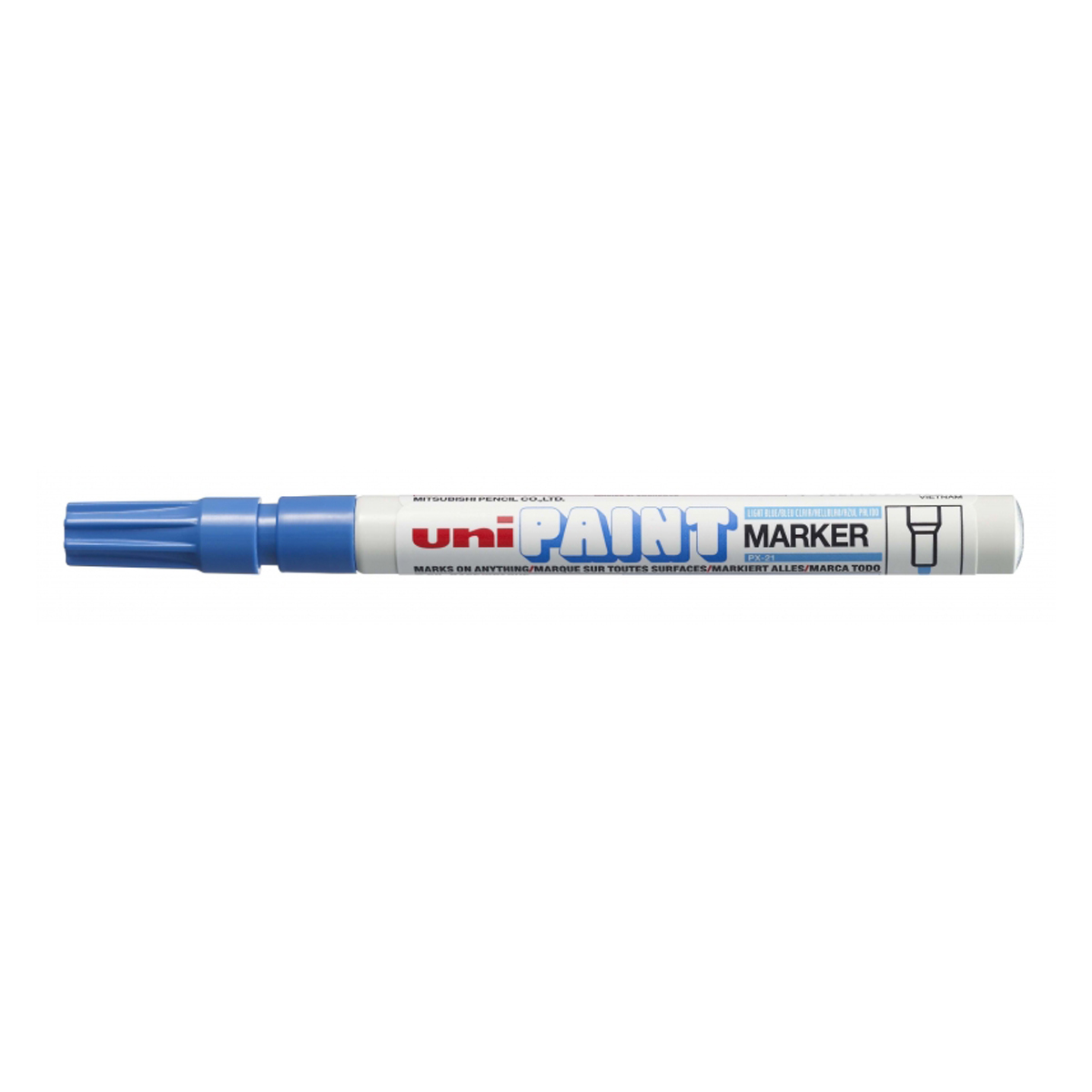 UNI-BALL M.PINTURA AZU CLA 12U