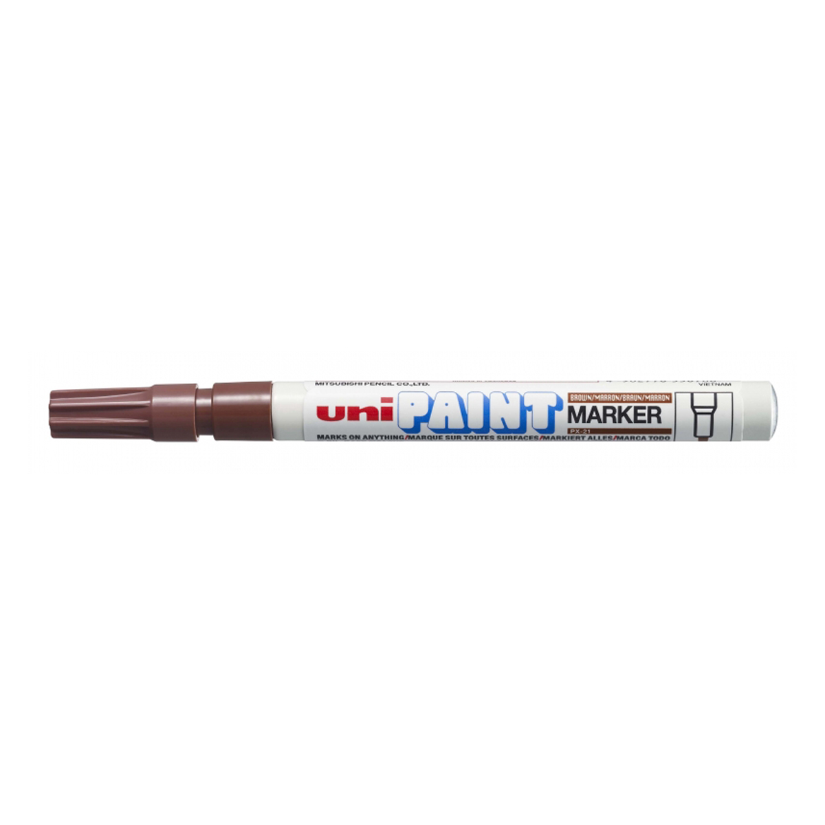 UNI-BALL M. PINTURA MARRON 12U