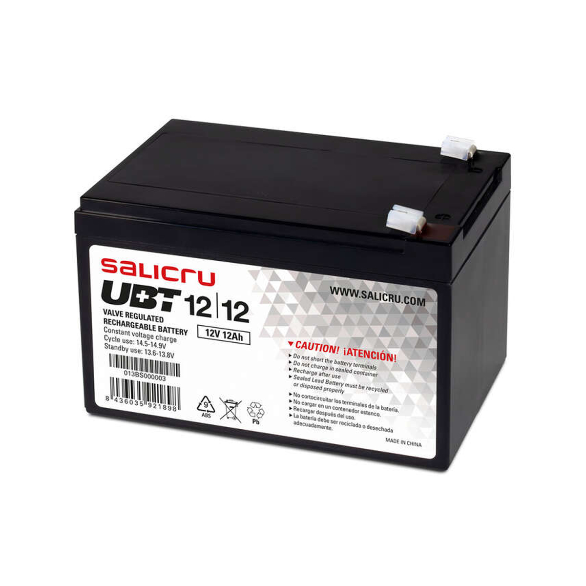 SALICRU BATERIA AGM 12V 12AH