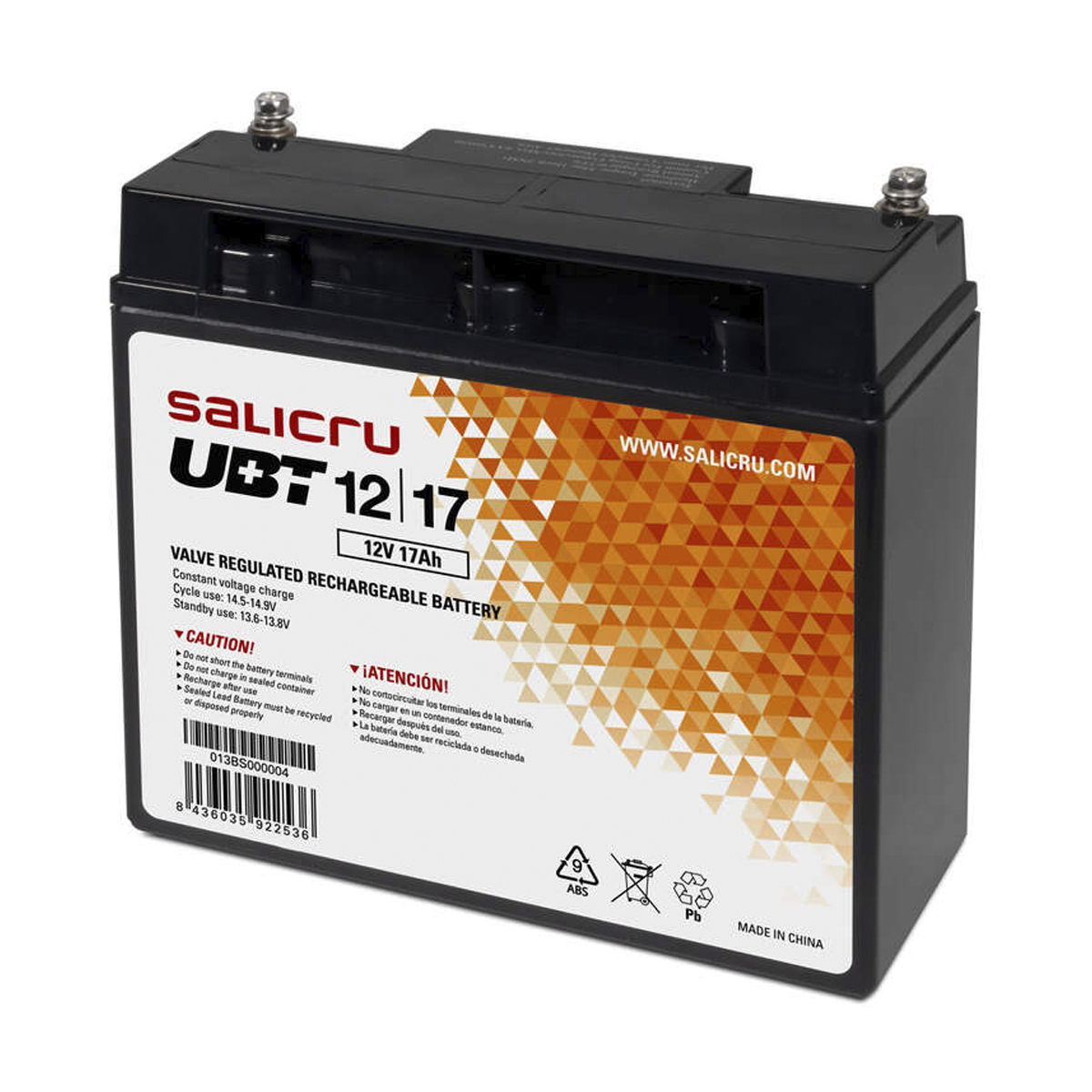 SALICRU BATERIA AGM 12V 17AH