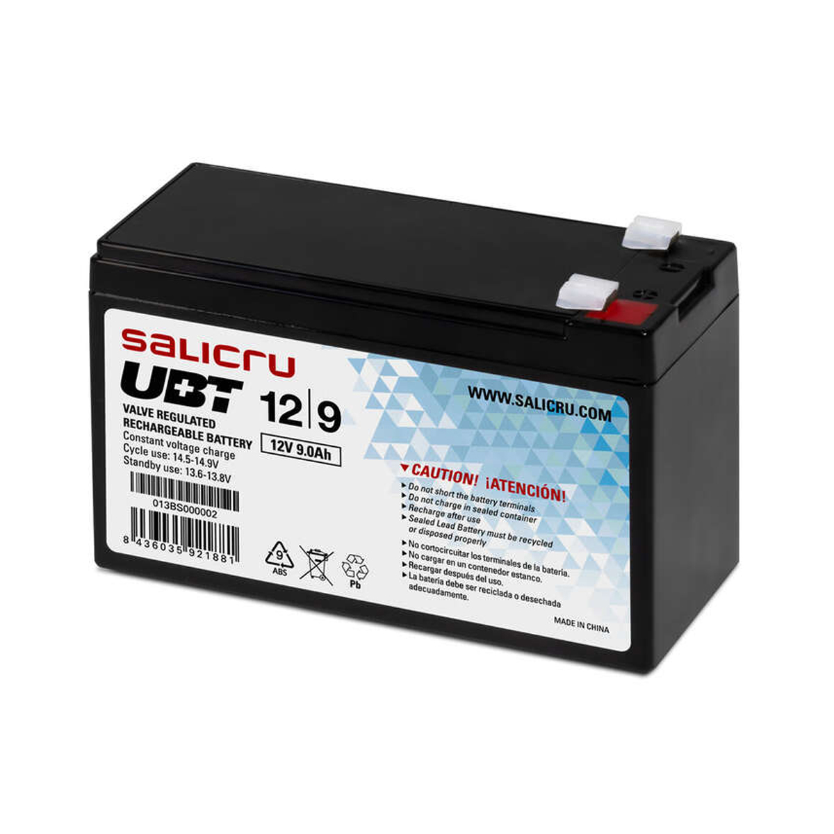 SALICRU BATERIA SAI UPS 12 9