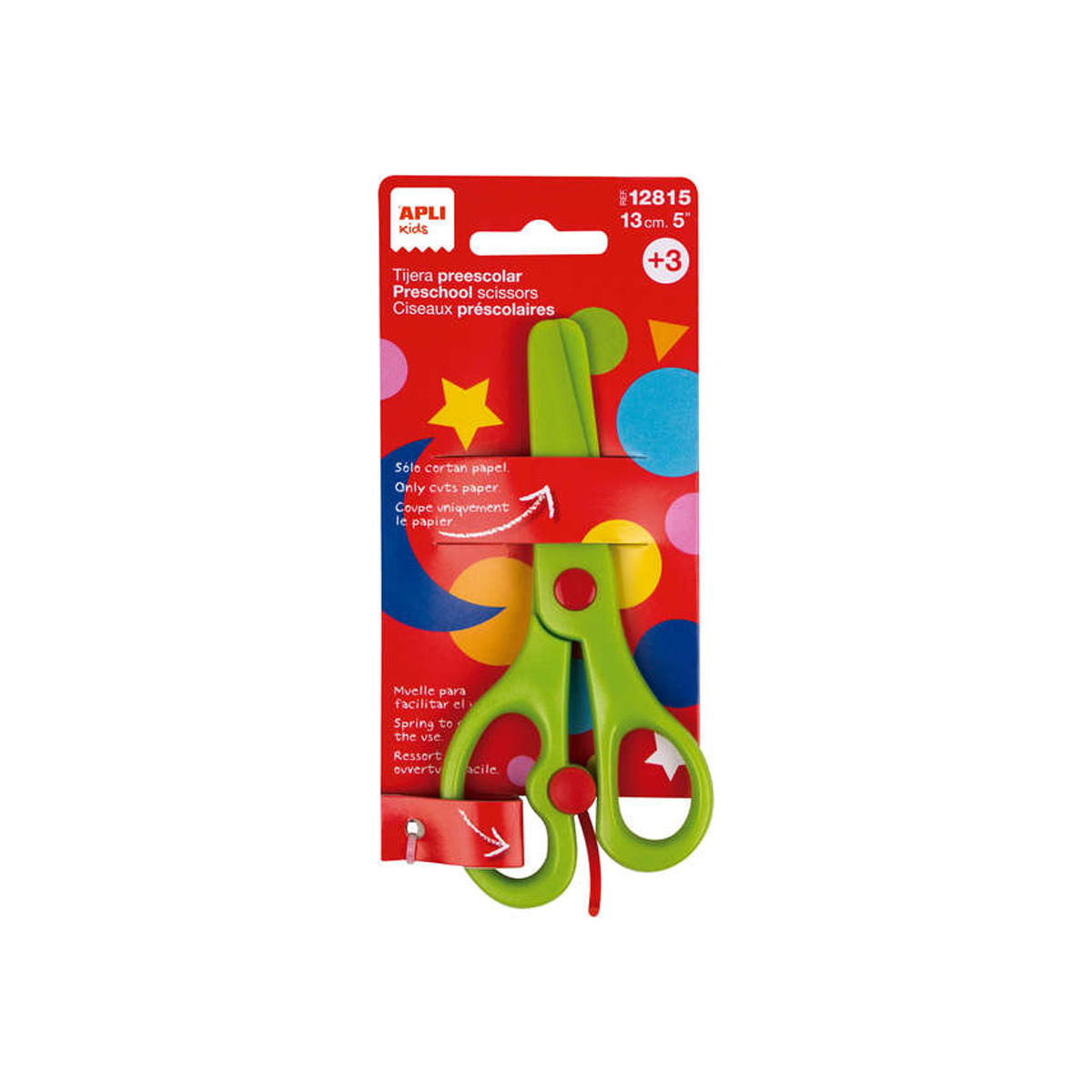 APLI KIDS TIJERA ERGO 13CM VER