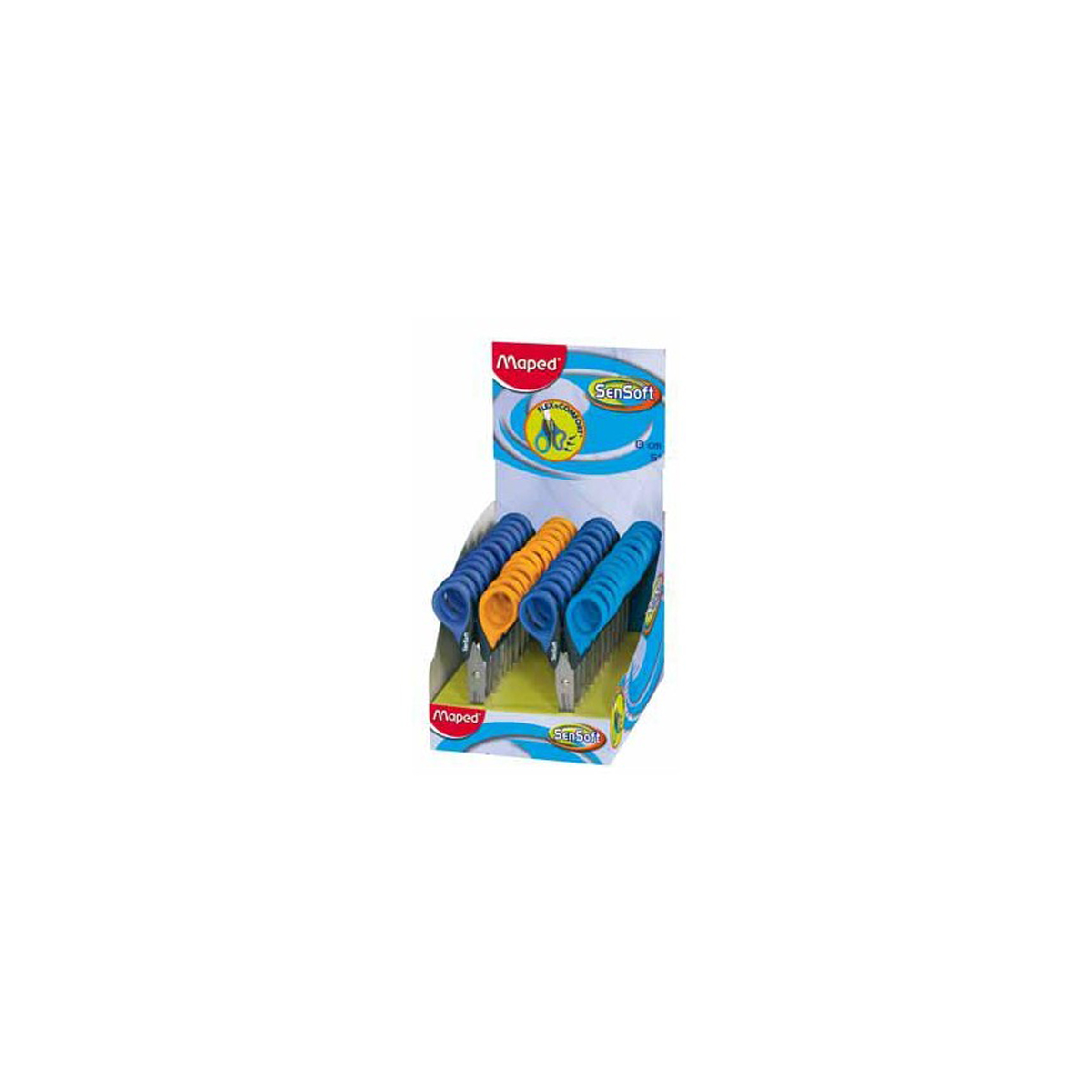 MAPED SENSOFT TIJERA 13CM 24U